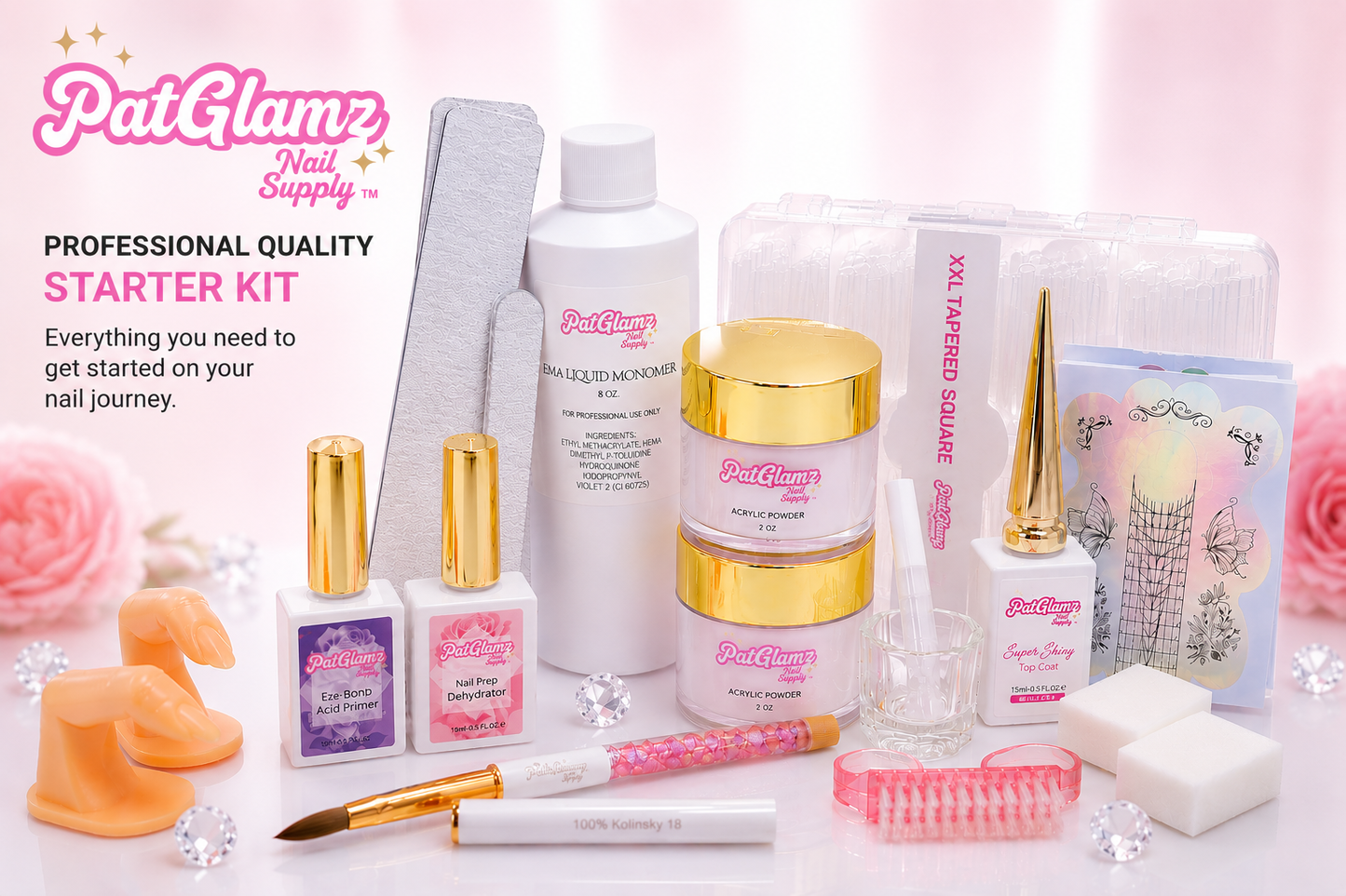Pat Glamz Nail Beginner Kit (All-In-One Starter Set)
