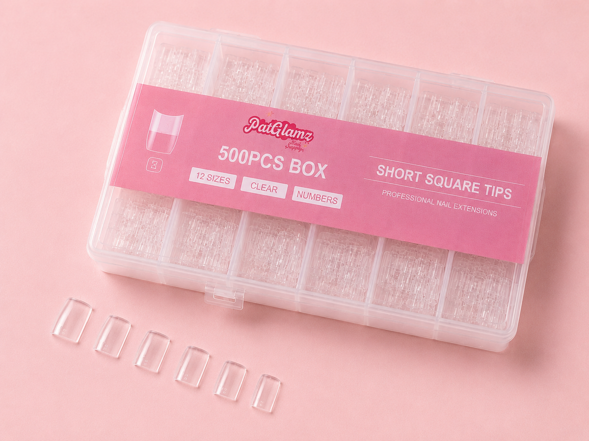 Short Square Tips (500 PCS)