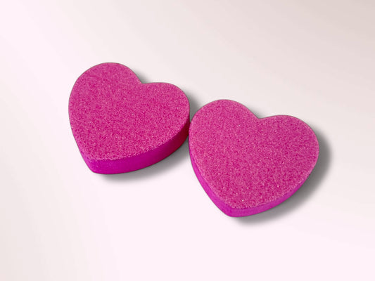 Pink Heart Buffers (2pcs)