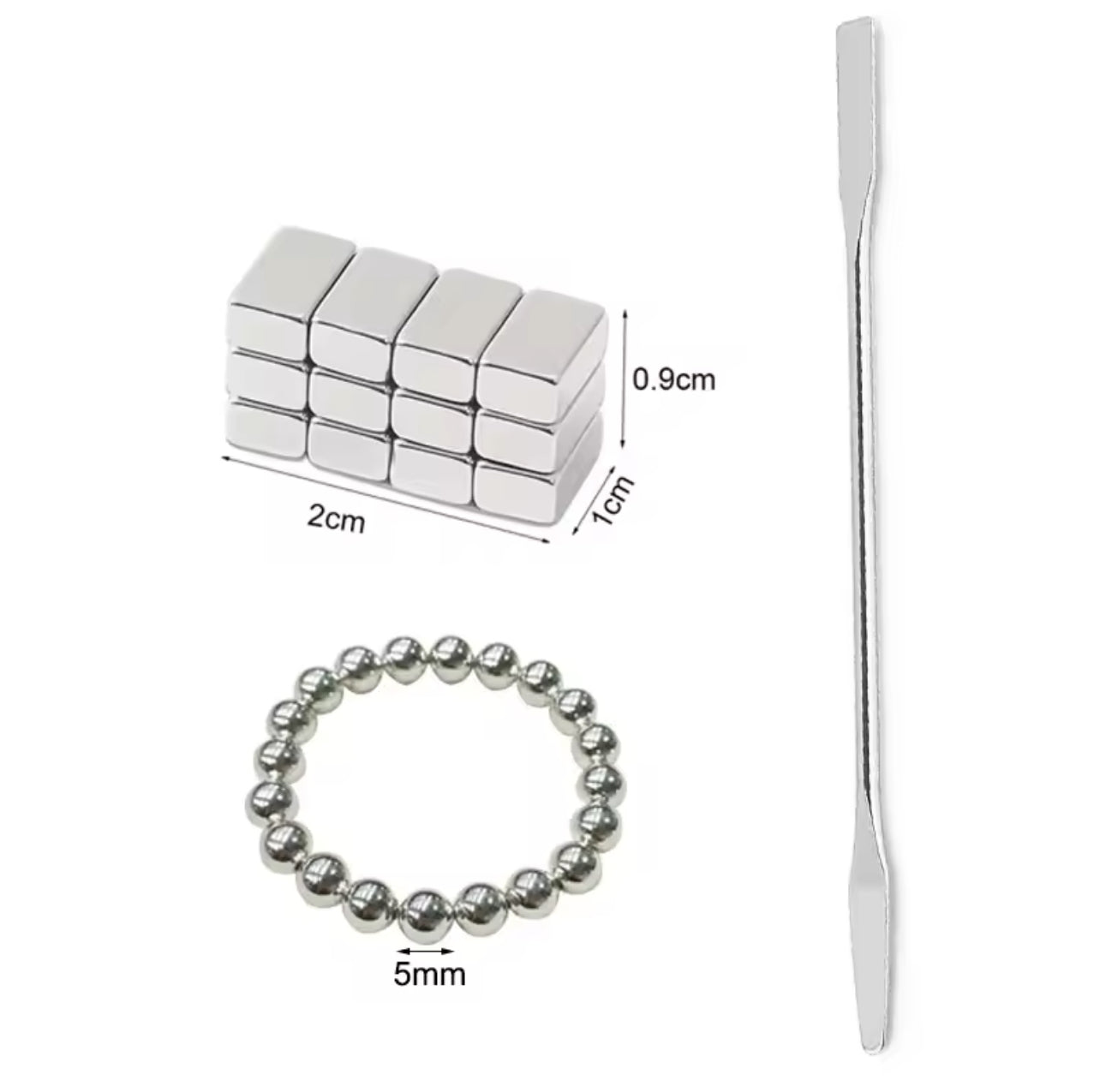 RING/ BLOCK MAGNET SET (3PCS)